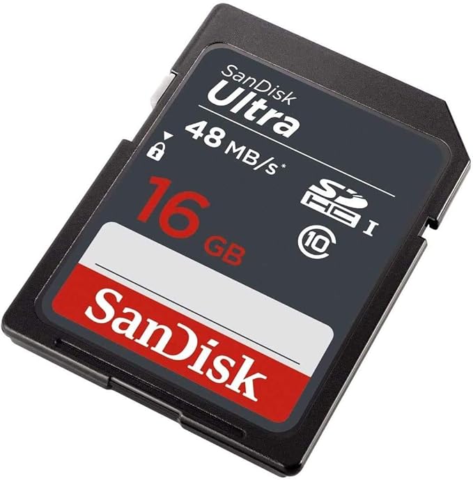 5 Pack - SanDisk Ultra 16GB SD SDHC Memory Flash Card UHS-I Class 10 Read Speed