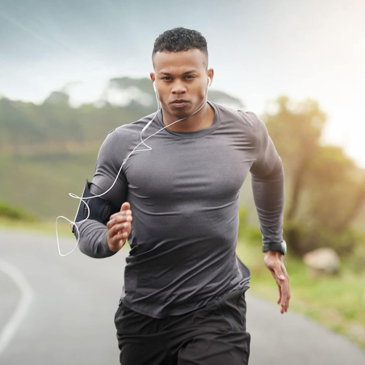 Skiennix Long Sleeve Men's Tee - Quick Dry, Moisture-Wicking, Sun Protection | Perfect for Workouts