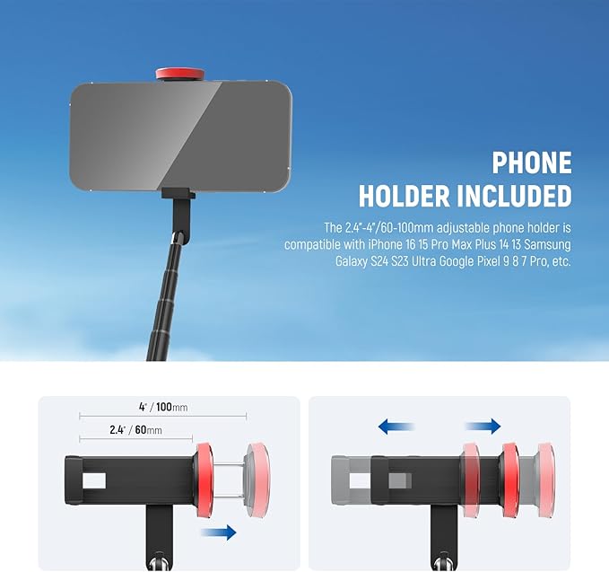 NEEWER Basics PA991 Selfie Stick Tripod Compatible