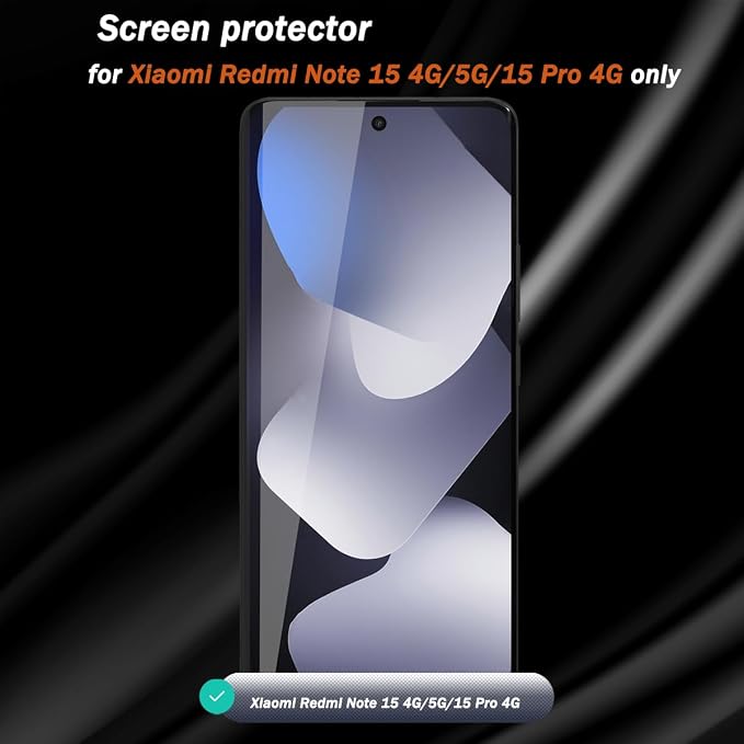 3 Pack for Xiaomi Redmi Note 15 4G/5G/15 Pro 4G Screen Protector Flexible TPU