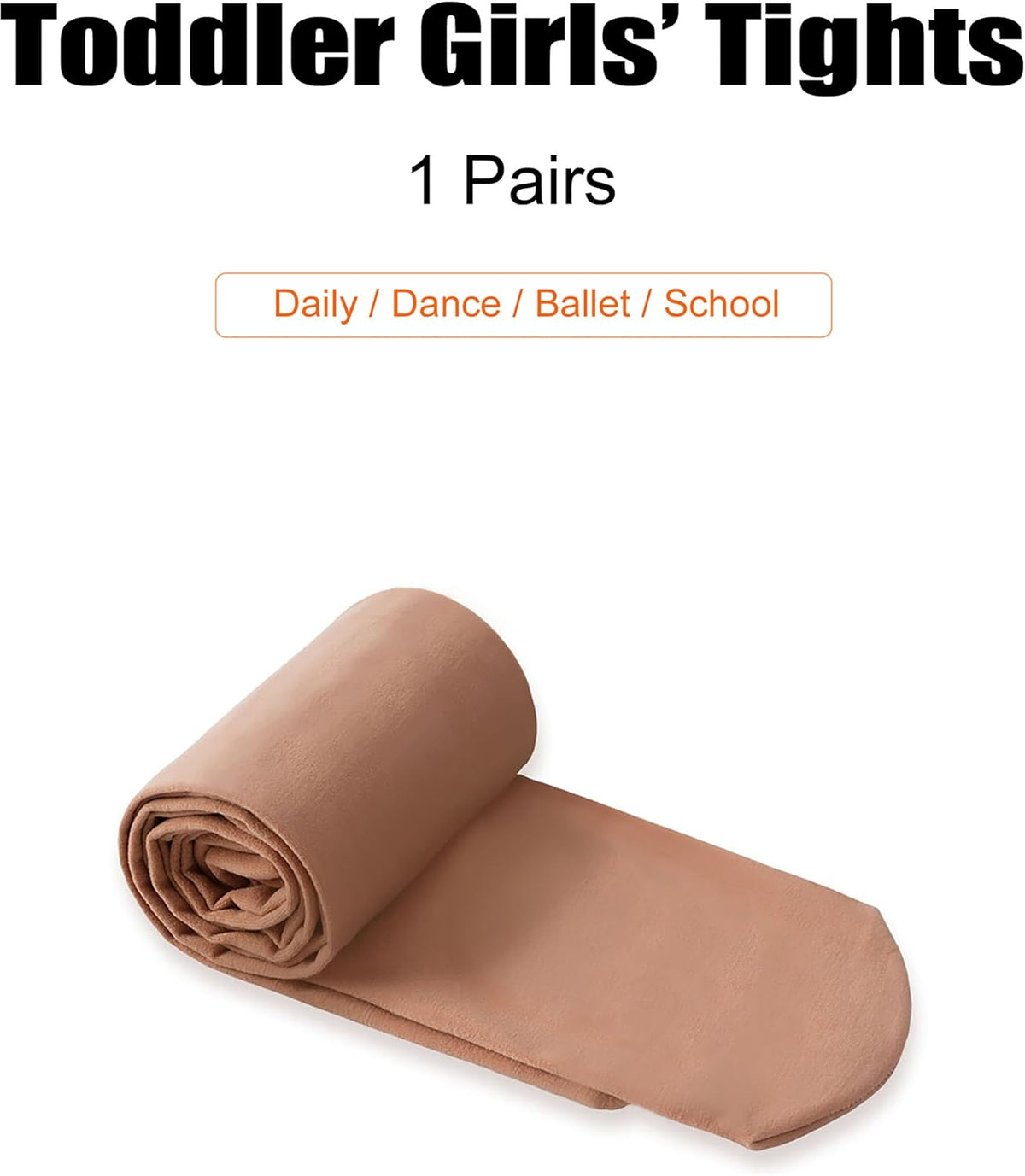 Skiennix Girls' Ballet Tights - Super Soft Dance Leggings for Toddlers & Kids