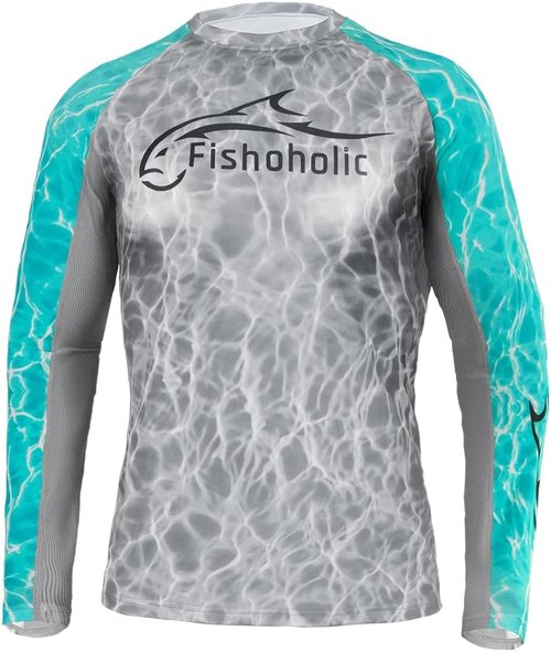 Fishoholic Women's Performance Fishing Shirt - UPF 50 Long Sleeve | Breathable Quick-Dry Sun Protection