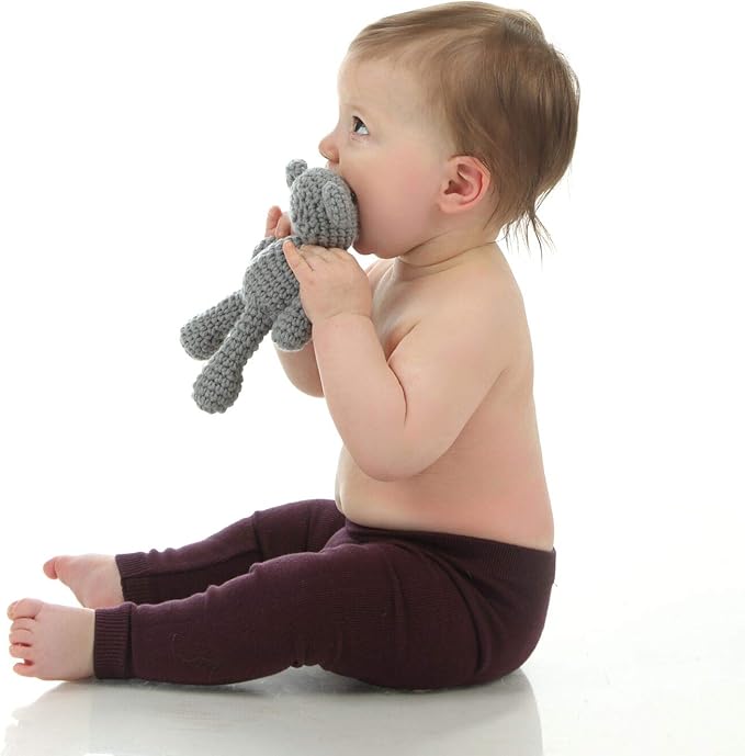 Silky Toes Baby Leggings, Toddler Seamless Panty Soft Cotton Knit Pants for Girls and Boys