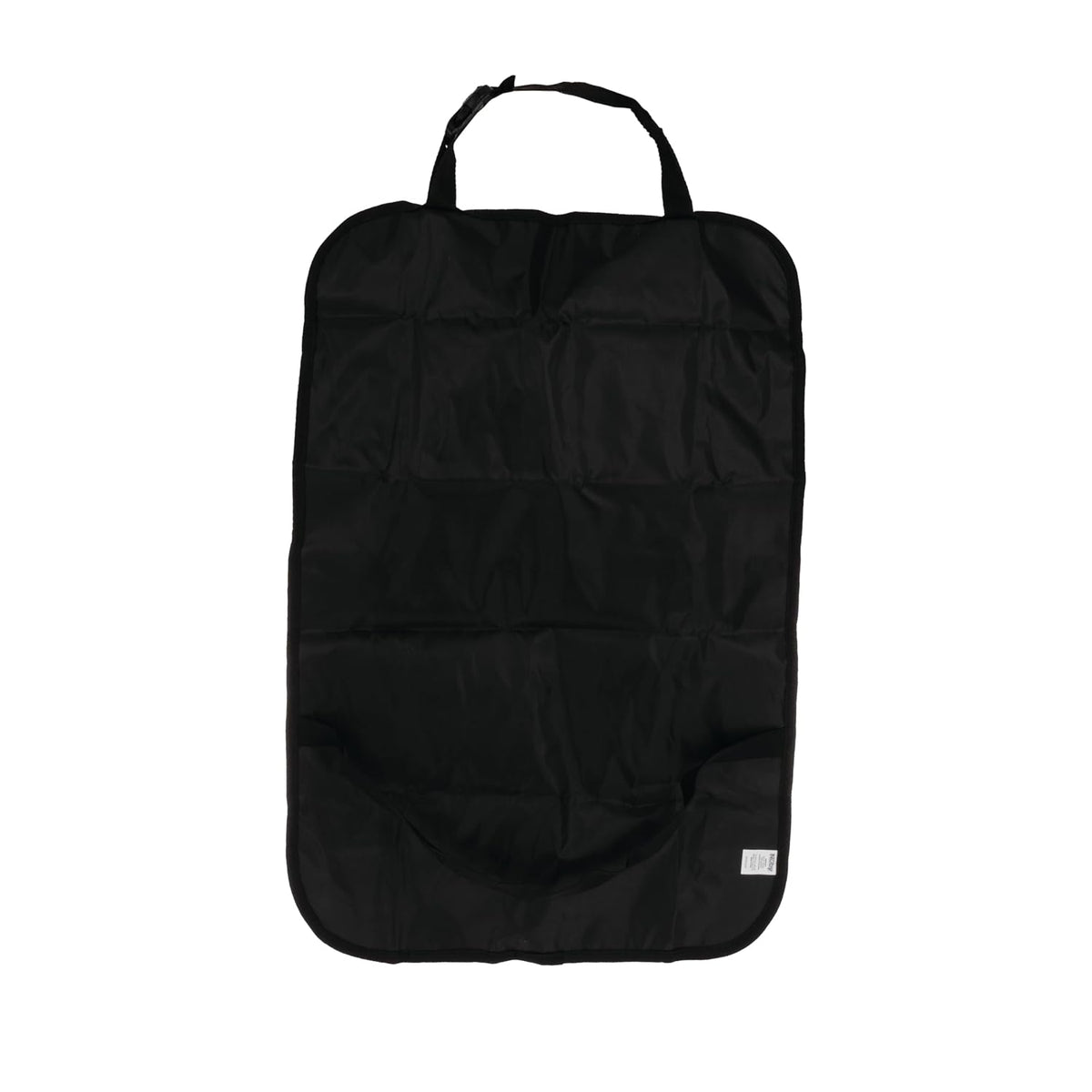 Nuby Backseat Car Organizer Set: Organizer with Tablet Holder, Storage Pockets and 5 Linkable Hooks for Attaching Accessories | Easy to Clean Black