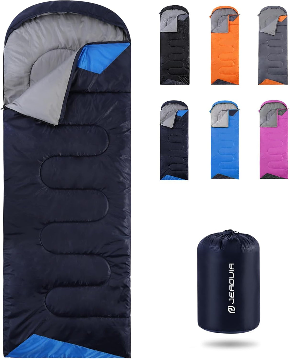 Skiennix Lightweight Waterproof Sleeping Bag - Cold Weather Camping Gear for Adults & Kids