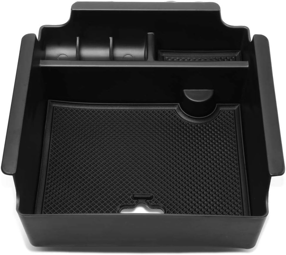 DNA MOTORING ZTL-Y-0020 Center Console Armrest Organizer Tray (for 16-17 Nissan Maxima), 1 Pack,Black