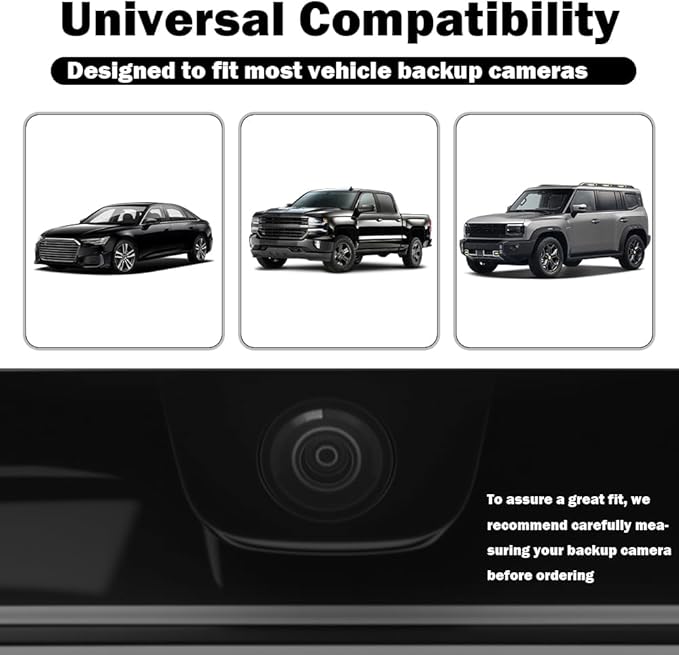 2PCS Backup Camera Rain Shield, Carbon Fiber Backup Camera