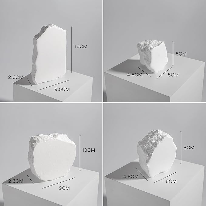 Product Photography Props: 4PCS Irregular Aromatherapy Gypsum Photo