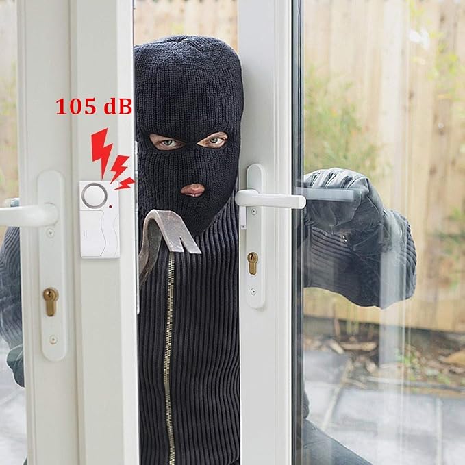 WSDCAM Door Alarm Wireless Anti-Theft Remote Control Door and Window Security