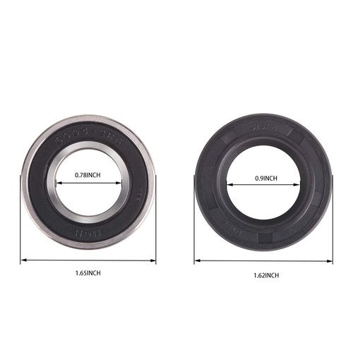 10L0L Golf Cart Rear Axle Bearing & Seal for EZGO TXT RXV Marathon Medalist Electric Models 1978 Up, Bearing Shaft Kit Replace OEM# 611931, 620343, 15112G1, 15114G1, 70181G01, 230-889, 82705-78