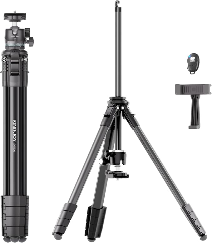 KINGJOY 72'' Aluminum Travel Tripod