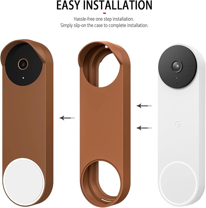 Silicone Case for Google Nest Hello Doorbell 2021 Cover