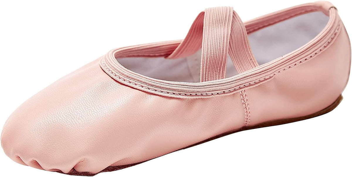 Stelle Ballet Shoes - Soft Leather Dance Slippers for Girls | Comfortable Ballerina Footwear