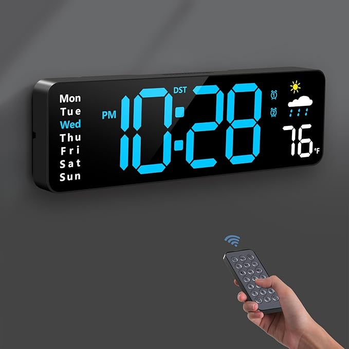 Digital Wall Clock, Digital Clock Large Display