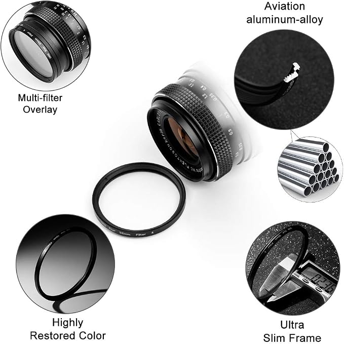 40.5mm Star Filter 3 Pieces Starburst Lens Filter