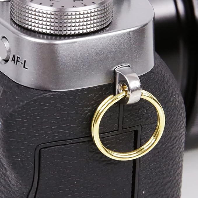 Foto&Tech Stainless Steel Round Lug Ring Camera Strap Split Ring
