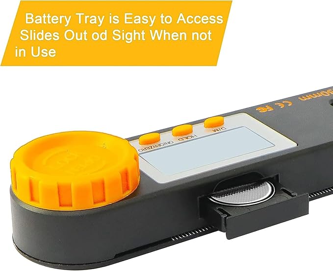 Rainyb Digital Angle Finder Tool 7inch 0-360 degree LCD Digital Protractor