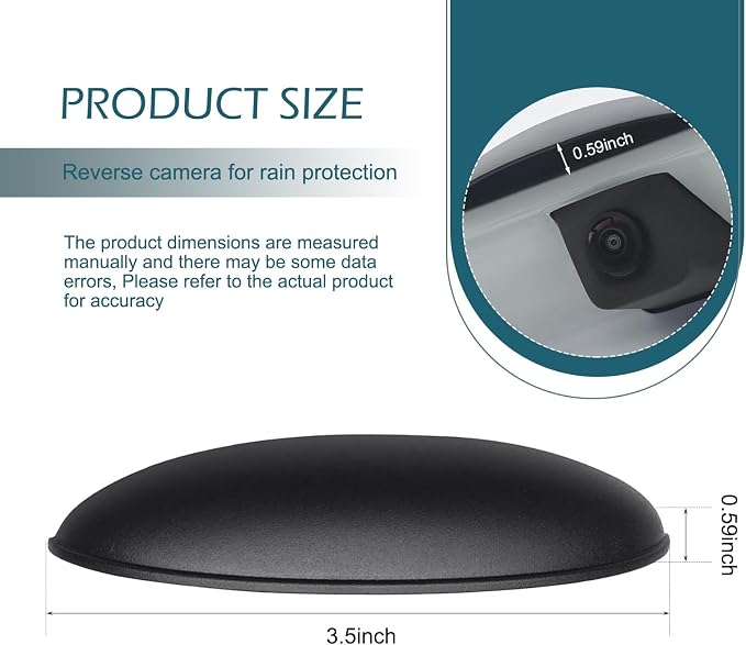 1 PC Car Rear View Camera Cover, Anti-rain Rear View Backup Camera Cover