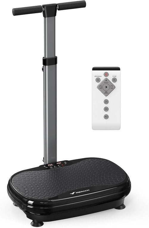 MERACH Vibration Plate Exercise Machine - Lymphatic Drainage & Weight Loss | Home Fitness Equipment for All