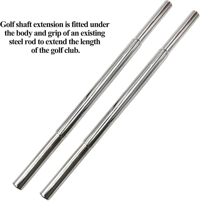 0.580" 0.600" Putter Golf Shaft Extension for Iron/Wooden Golf Club Repair and Replacement of Equipment Accessories 1PCS 2PCS 3PCS Silver