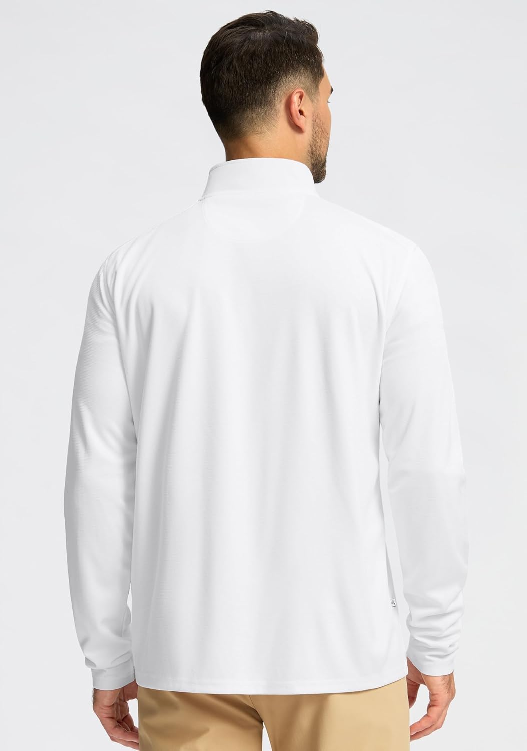 Obla Golf Quarter Zip Pullover - Lightweight Men's Mock Neck Sweatshirt with Sun Protection | Long Sleeve