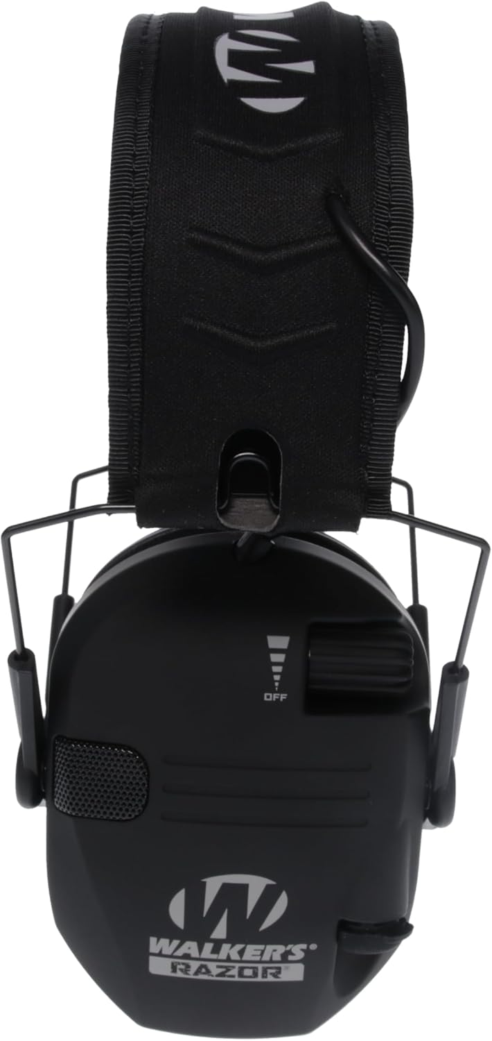 Walker’s Razor Slim Electronic Muff - Noise-Canceling Hearing Protection | Lightweight & Comfortable