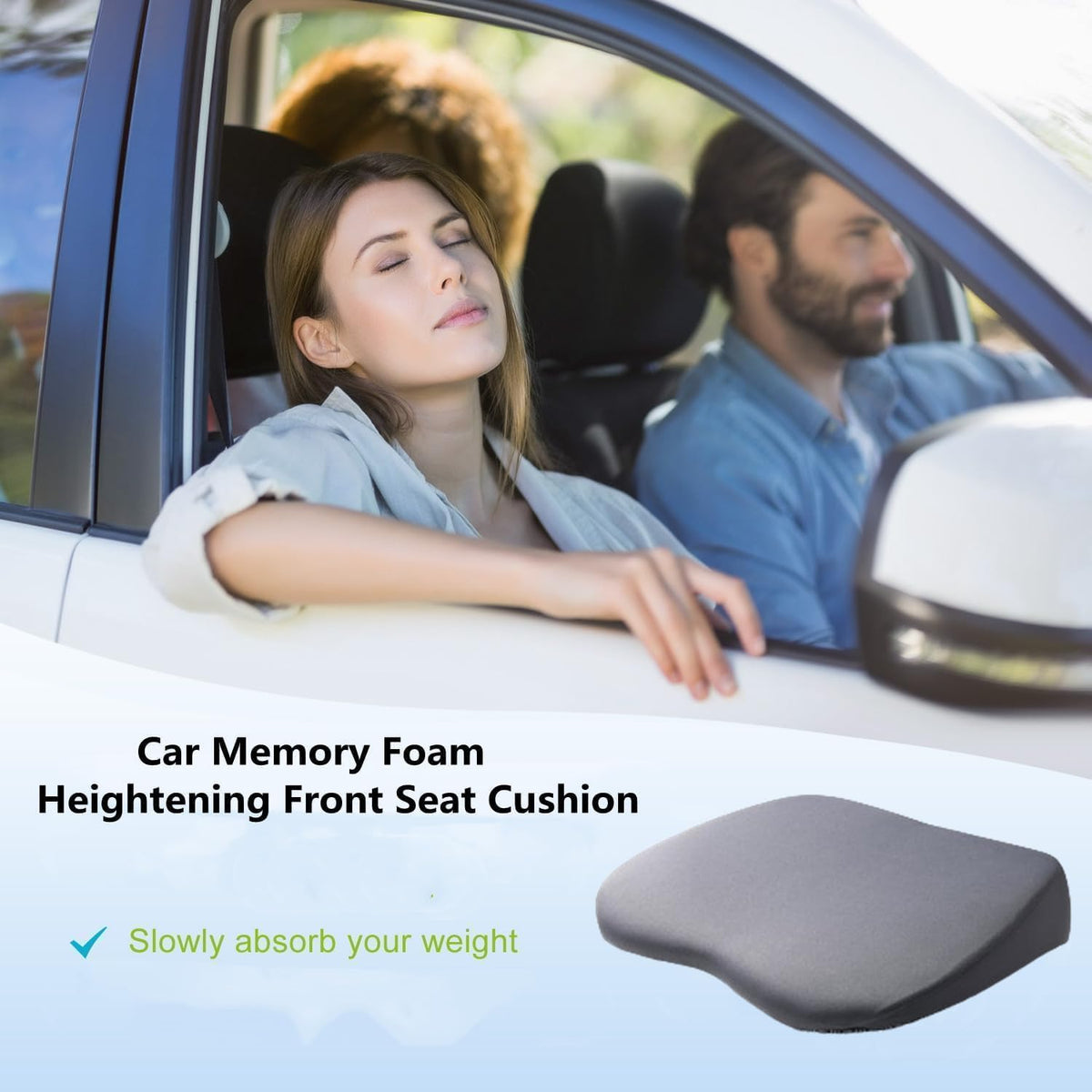 Car Seat Cushion for Driving, Car Booster Seat Cushion for Short Drivers