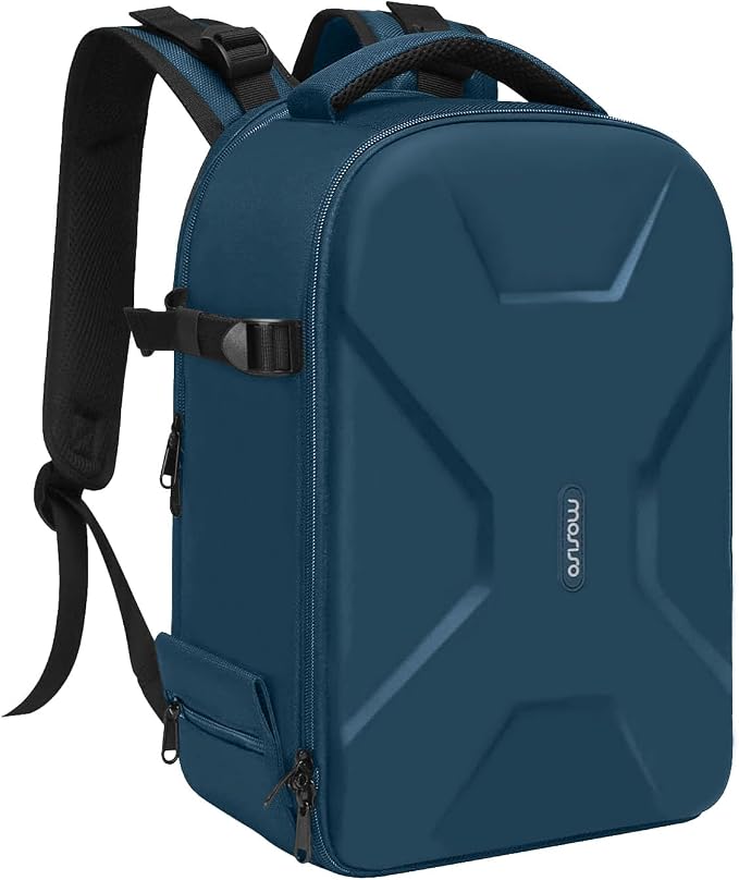 MOSISO Camera Backpack, DSLR/SLR/Mirrorless Photography Camera Bag Full Open