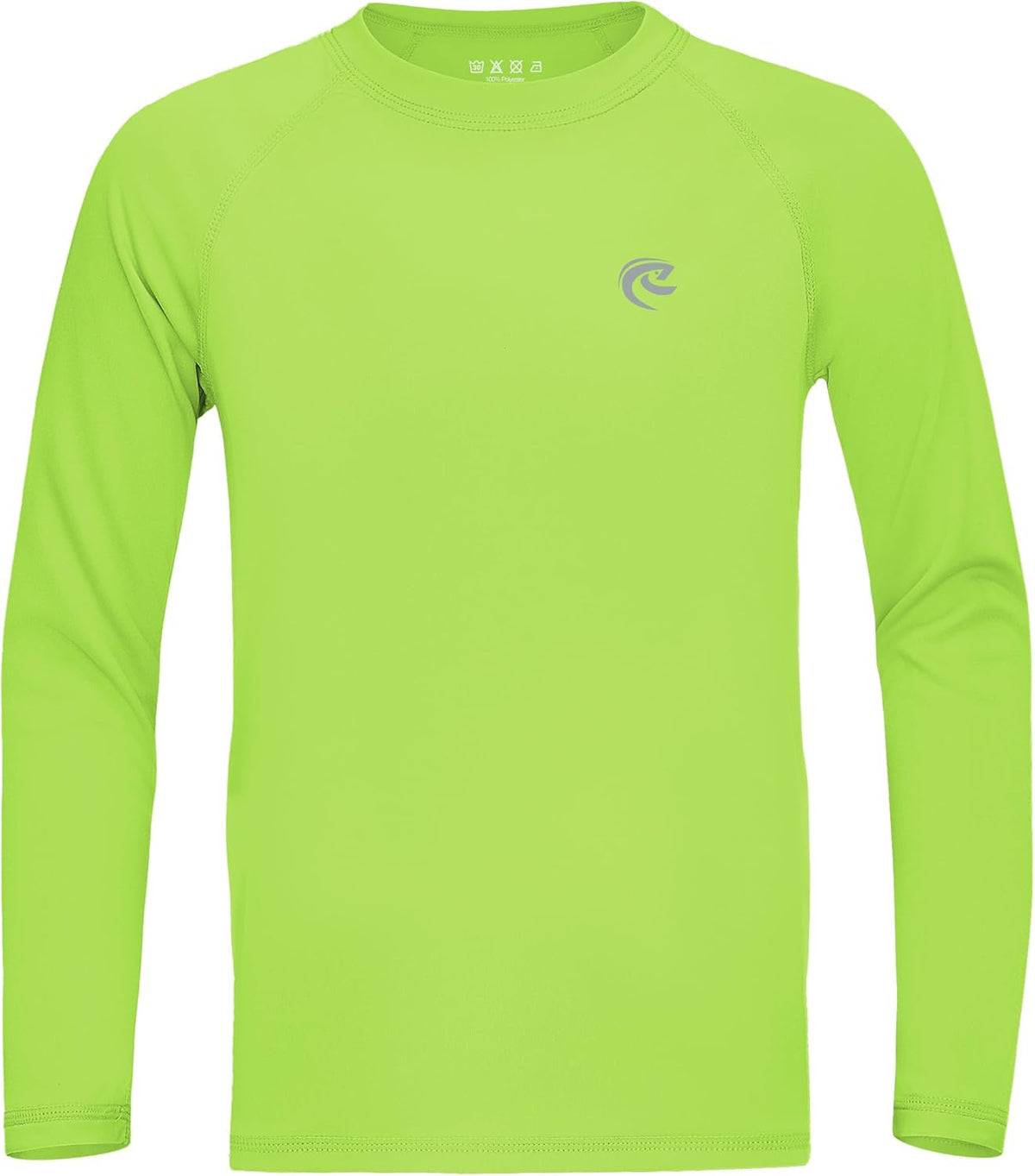 Skiennix Boys UPF 50+ Long Sleeve Swim Shirt - UV Sun Protection Rash Guard for Beach & Surf