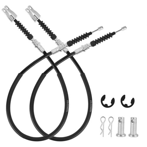 BZTT Club Car DS Brake Cables for Club Car Brake Cable Kit 2000-UP 102022101 Club Car Cable Stainless Steel Core Driver & Passenger Side Cables