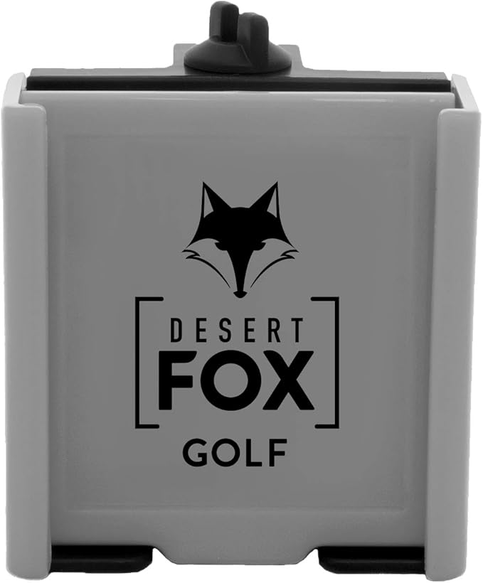 DESERT FOX GOLF Phone Caddy – Adjustable Golf Cart Phone Holder with Secure Strap for Hands-Free GPS & Golf Apps – Universal Fit