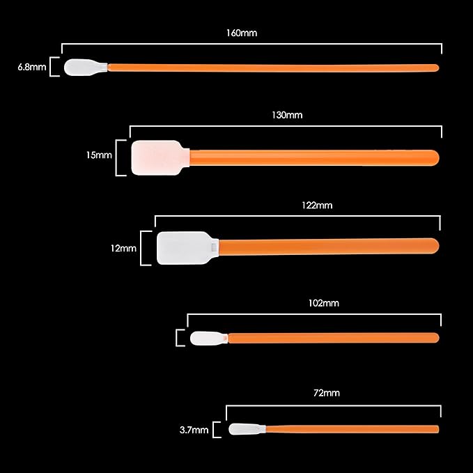 AAwipes Cleaning Swab Kit Mixed Microfiber and Foam Swab Sticks