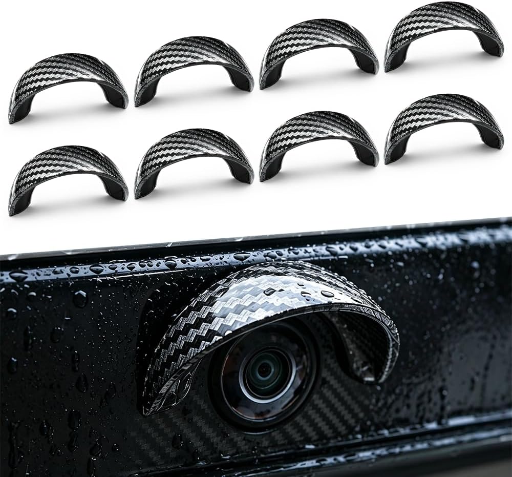 2026 New Waterproof Rear View Camera Rain Shield Cover, 8pcs