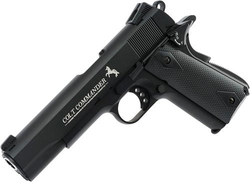 Colt Commander .177 BB Gun Air Pistol - Metal Frame, Realistic Blowback Action