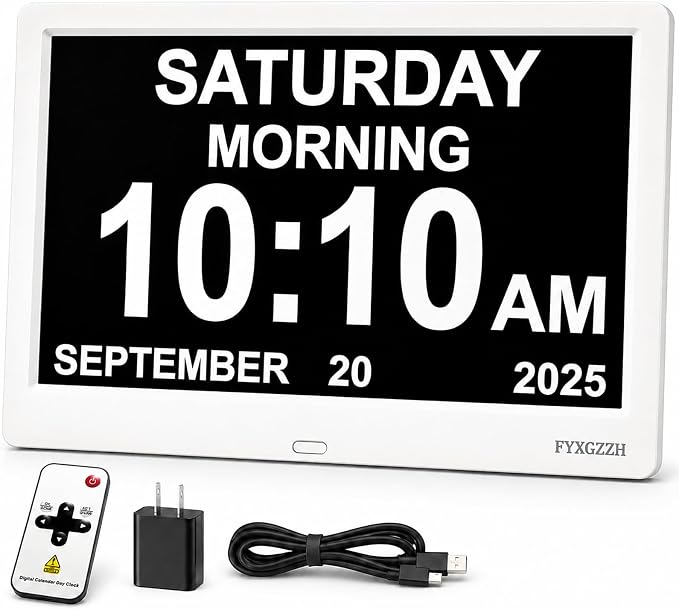 11.5'' Dementia Clocks for Seniors Extra Large, Senior Clocks