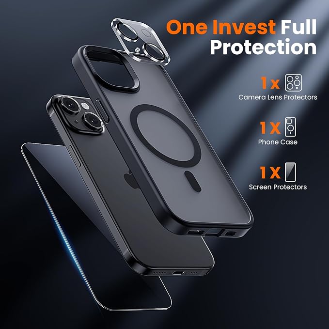 toushion 3 in 1 for iPhone 15 Case