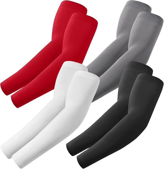Arm Sleeves, Cooling UV Sun Protection Sports Compression for Men/Women