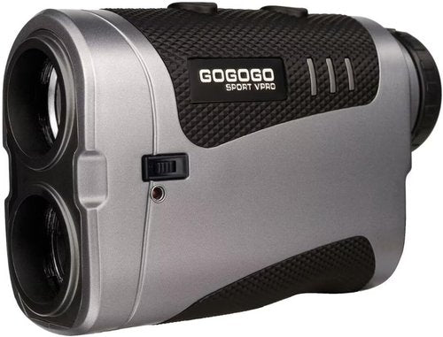 Gogogo Sport Vpro VRP Golf Rangefinder - 1500/2500 Yd Range, 7X Magnification, Rechargeable Accuracy