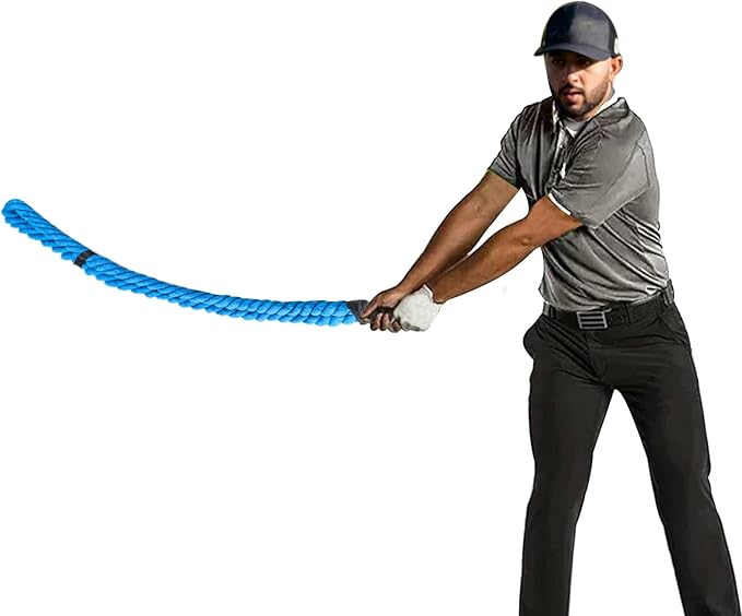 THE GOLFER STORE Golf Swing Training Aid,Golf Rope Swing Trainer, Golf Multi-Purpose Training Rope Suitable for Physical Training, Warm-Up Exercises, Strength and Rhythm Control