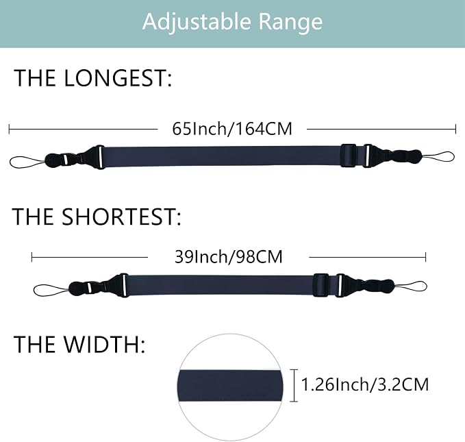 3 Pack Adjustable Shoulder Strap:Comfortable