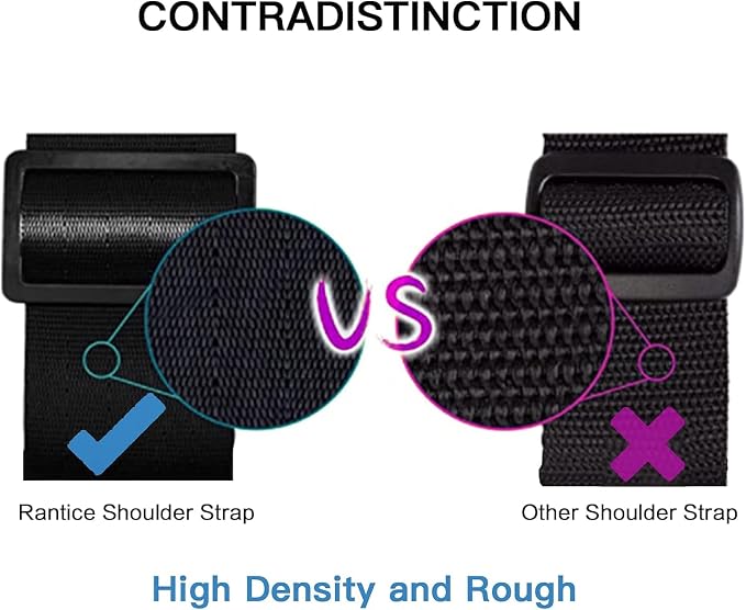 TIMISM Shoulder Strap, 59 inch Adjustable Removable Shoulder Straps, Sturdy