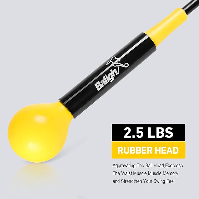 Golf Swing Trainer Aid and Correction for Strength Grip Tempo & Flexibility Training Suit for Indoor Practice Chipping Hitting Golf Accessories