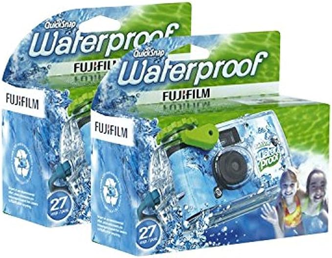 Fujifilm QuickSnap 800 Waterproof 35mm One-Time-Use Disposable Camera, 27