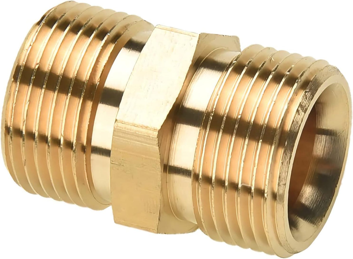 Skiennix 15mm M22 Male Quick Connect Garden Hose Adapter - Durable & Easy to Use