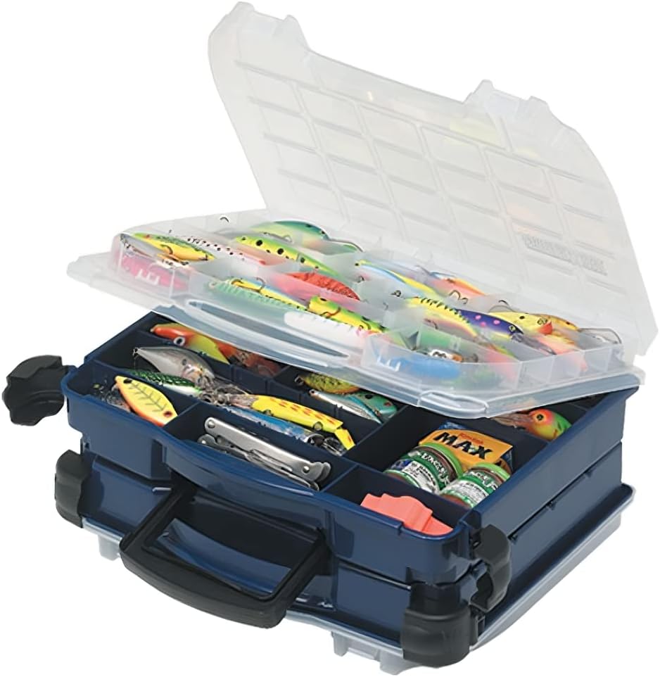 Plano Double Cover Tackle Organizer - Premium Two-Sided Storage for Fishing Gear
