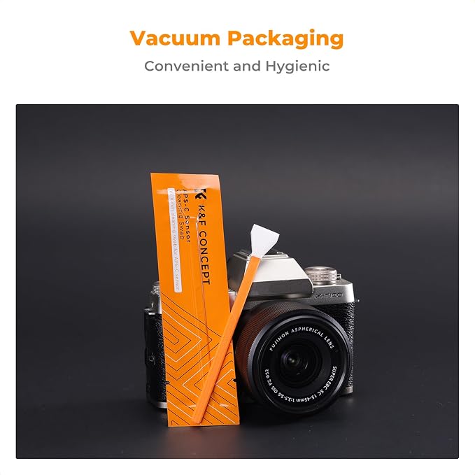 K&F Concept 10 Pack APS-C-Frame Sensors Cleaning Swabs, DSLR SLR Digital Camera
