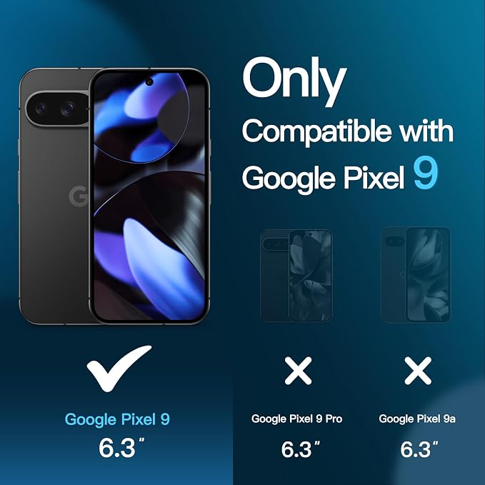 JETech Screen Protector for Google Pixel 9
