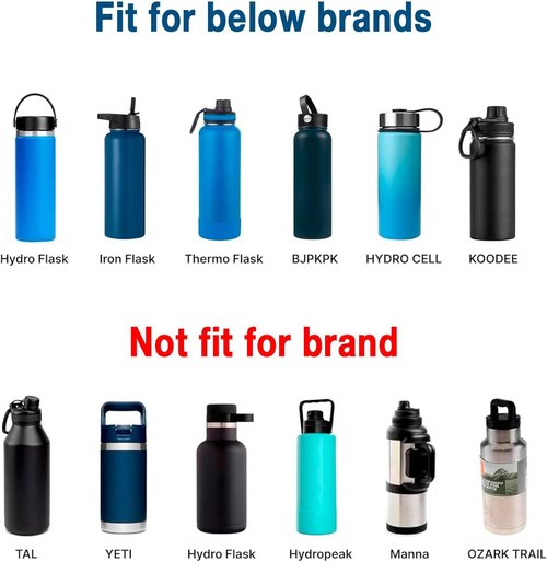 Hydro Flask Straw Lid - Leak Proof Flip Cap for Wide Mouth Bottles (16-64oz) | Durable Water Bottle Accessory