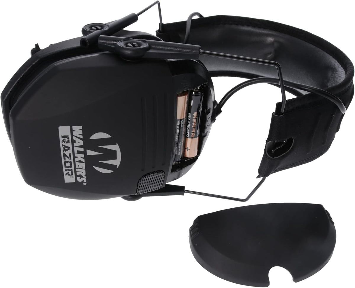Walker’s Razor Slim Electronic Muff - Noise-Canceling Hearing Protection | Lightweight & Comfortable