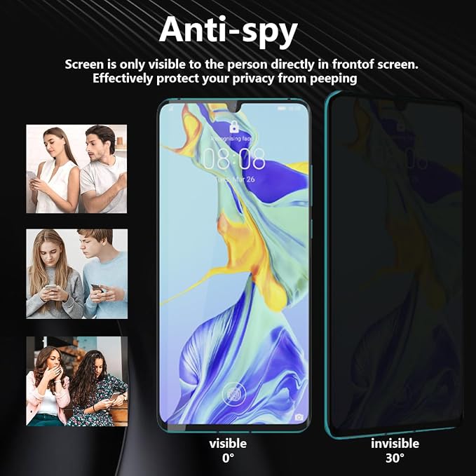 2 Pack Outer Privacy Tempered Glass